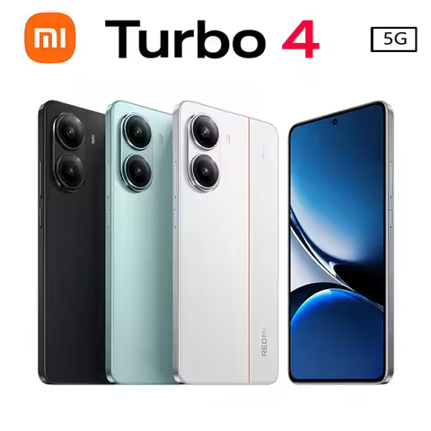 Brand New Xiaomi Redmi Turbo 4 5G Smartphone Dimensity 8400-Ultra 6.67" 120Hz 1.5K Display 50MP NFC 