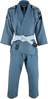 Childrens Kids Elite BJJ Jiu Jitsu Uniform GI - White ( comes with Free BJJ White Belt )