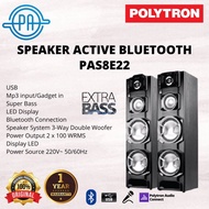 SPEAKER AKTIF POLYTRON AUDIO PAS 8E22 PAS8E22 PAS 8EF22 BLUETOOTH USB
