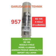 Kubota RD105 RD 105 4-hole nozzle, guaranteed quality product, imported from japan (957)