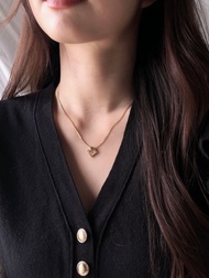 中古正品  Givenchy 紀梵希 皓石項鏈 鍍金 小巧精緻 送禮