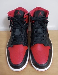 Nike Air Jordan 1 Mid Banned Bred US10 AJ1