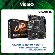 GIGABYTE H610M K DDR4 LGA1700 M-ATX MOTHERBOARD