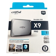 Crucial X9 Pro 1TB USB 3.2 Gen2 Type-C Portable SSD (1050MB/s), CT1000X9PROSSD9