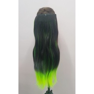 Ready Stock Beaute4u Fashion Two Mixed Color 3/4 Full Head Clip In Hair Extensions Straight  With 5 