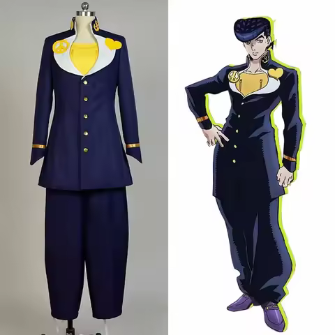 JoJo's Bizarre Adventure Josuke Higashikata Cosplay Costume Man Full Set