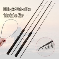 Fishing Rod rod ultralight joran udang 1.8m reel Carbon Fiber Joran Pancing Ultra Light Spinning Casting sougayilang rod