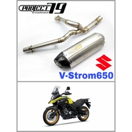Project79 Exhaust Suzuki VStrom 650 Slip On Stainless Muffler V-Strom Accessories Motor Vstrom650 V 
