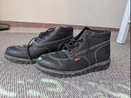 Kickers Black Leather Boots