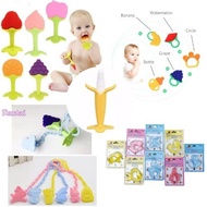 QS Boca Bites Banana bite toy Water Filled Bites Corn bite Baby Teether toy Fruit shape Ice Cream/ C