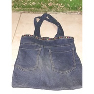 Hand bag tote bag jeans preloved