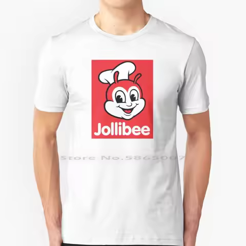 Jollibee-Philippines Fast Food T Shirt Cotton 6XL Jollibee Philippines Flag Pilipinas Filipino Flip 