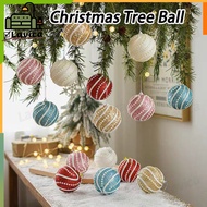 【MY】Pearl Christmas Ornaments Christmas Tree Ball Blue Red Pink White Glitter Foam Bauble Shiny Sequ