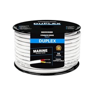 16 Gauge 2 Conductor Marine Wire - 18 ft Duplex Round Marine Grade Wire Tinned Copper Oxygen-Free In