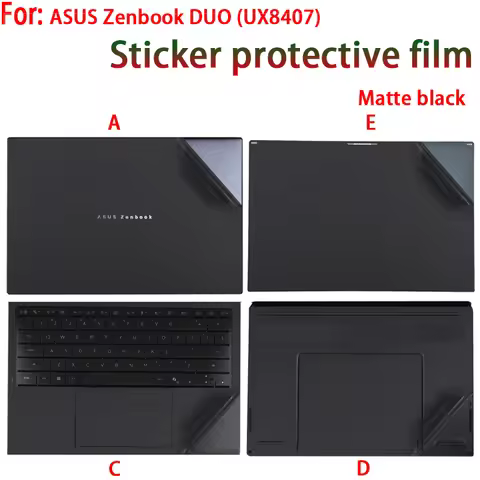 For New ASUS Zenbook DUO UX8407 sticker protective film laptop shell film body film keyboard film sc
