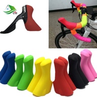 Road Bicycle Brake Cover Silicone Bike Shifter Kit For Shimano Road Bike Grips