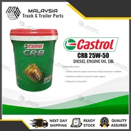 CASTROL CRB 25W-50 DIESEL ENGINE OIL API CF-4 18L 18 LITER