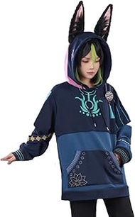 Game Genshincosplay Zip Hoodie Jacket Coat Tighnari Hoodie Men Anime 3D Printed Zipper Hoodies Coat