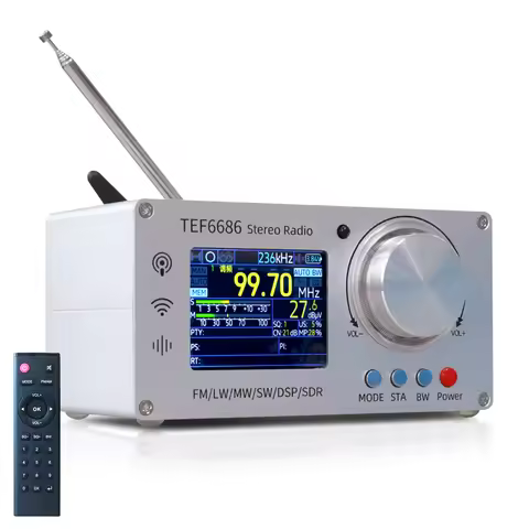 Full band radio receiver TEF6686 digital high-sensitivity FM AM radio Aluminum Alloy