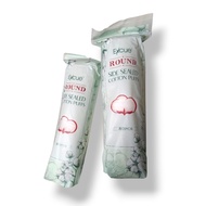 EXCUE kapas muka round side sealed cotton puff 80 pcs