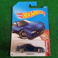HOTWHEELS Hot wheels hot wheels 95 Mazda RX-7 blue RX7 1995
