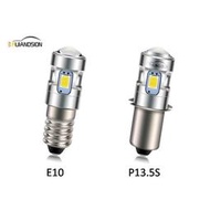 小Y Ruiandsion 1PC 3V 4.5V 6V E10 P13.5S Led 燈泡用於聚焦手電筒手電筒燈 50