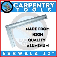 ¤ ☬ ◷ Capulong Street L Square Ruler 12" Aluminum Iskwala High Quality Carpenters Measuring Tool