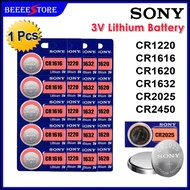 Sony 3V Lithium Button Cell Battery CR1220 CR1616 CR1620 CR1632 CR2025 CR2450 - 1pcs