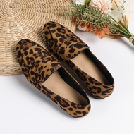 4143 large size womens shoes leopard print spring and autumn shoes are comfortable and suitable for 