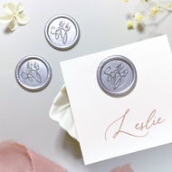 Save the Date Wax Seal with Adhesive Sticker for Invitation Card, Journaling, Wedding, Stamps