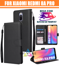 SARUNG BUKU FLIP UNTUK XIAOMI REDMI 8A PRO / LEATHER CASE KULIT UNTUK XIAOMI REDMI 8A PRO  / FLIP WALLET KULIT UNTUK XIAOMI REDMI 8A PRO /  CASING DOMPET KULIT UNTUK XIAOMI REDMI 8A PRO