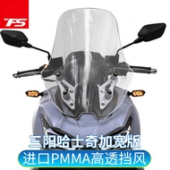 TFS SYM HUSKY ADV150 Windshield Modified Wide Windshield Front HUSKY 150 Windshield Wider Version