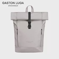 GASTON LUGA Rullen 16吋防水個性後背包 - 灰褐色