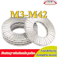 304 Stainless Steel Double Stack Self-Locking Washer M3-M42 (XZM-DM) (Y6) (x6)