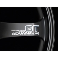Gt car rim stickers racingADVAN 4pcs ELEGAN