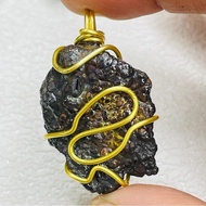 Leklai Pendant (High Grade),  Natural Leklai Ore Stone,  Amulet,  Leklai,  lridescent Goethite  (LWD