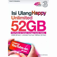 Voucher Tri52GB Unlimited