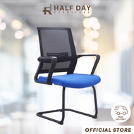 【Pre-order】Fengguan simple home computer chair office chair ergonomic chair lifting waist backrest without roller mesh chair conference staff chair black sand frame FG-988C