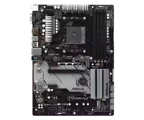 ASRock B450 Motherboard B450 PRO4 Motherboard Supports Ryzen 5600G 5700 5800X 1600 4300 3000 320GE C