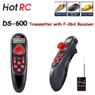 HOTRC DS-600 DS600 6CH 2.4GHz 2.4GHz FHSS Radio System Transmitter Remote Controller DS600 PWM 6CH R
