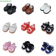 PARADEAO Doll Mini Sports Shoes, PU Doll Shoes Labubu Doll Leather Shoes, Doll Finger Shoes High-top