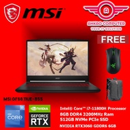 MSI GF66 11UE-855 15.6" FHD Gaming Laptop ( I7-11800H, 16GB, 512GB SSD, RTX3060 6GB, W11 )