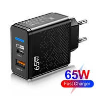 65W Quick charge charger 65w usb c charger for iphone xiaomi samsung huawei OPPO usb cell phone char