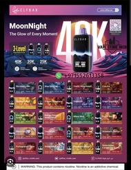 Ninja Wheat Flour Elfbar MoonNight 40K Elf Bar 40000 D3 Flour Nut D1 Fullset Flour