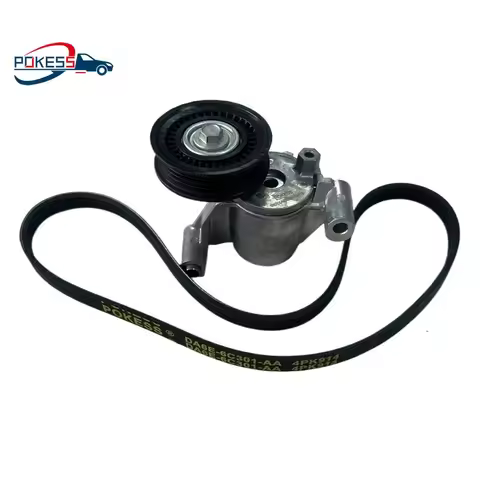 DS7E6A228BA DA8E6C301AA 2 PCS 1 Set 4PK914 Serpentine Belt Drive Component Kit for Ford Mondeo Musta