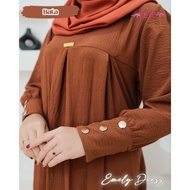 [✅Ready] Emely Dress Ory By Zahin Collection/Gamis Emely Ory Zahin