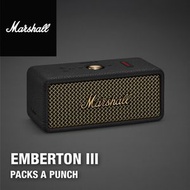Emberton III 便攜式藍牙喇叭 復古黑金