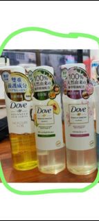 全新Dove 多芬洗頭水、護髮素 及 沐浴露 正版正貨 百佳購入
