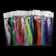 CRESS Assist Hooks Line Flash Fishing Tools Tinsel Streamer Fishing Lure Shining Jig Hook Streamer