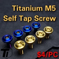 Titanium M5 Self Tap Screw M5x17mm Yamaha  Titanium Screw  Grade 5 Singapore